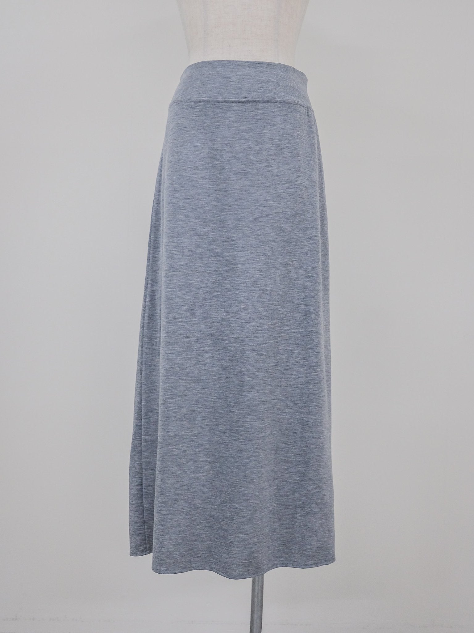 Jersey I-Line Skirt  [603418] light gray(70)