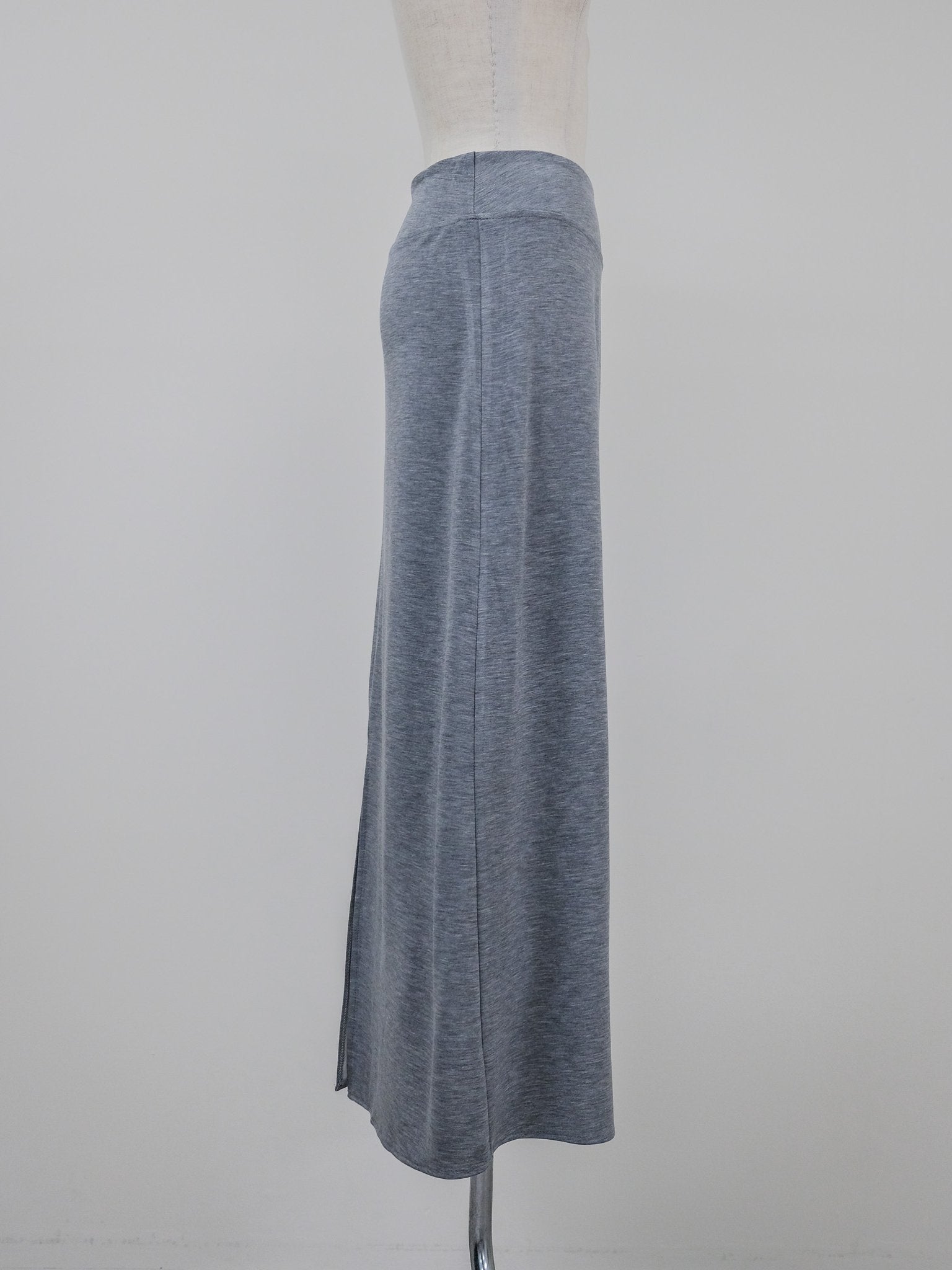 Jersey I-Line Skirt  [603418] light gray(70)