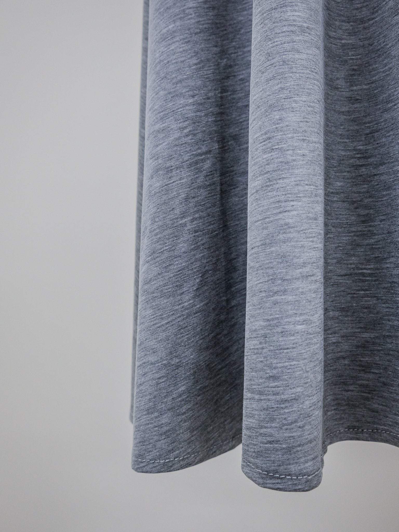 Jersey Flare Skirt [603417]light gray(70)