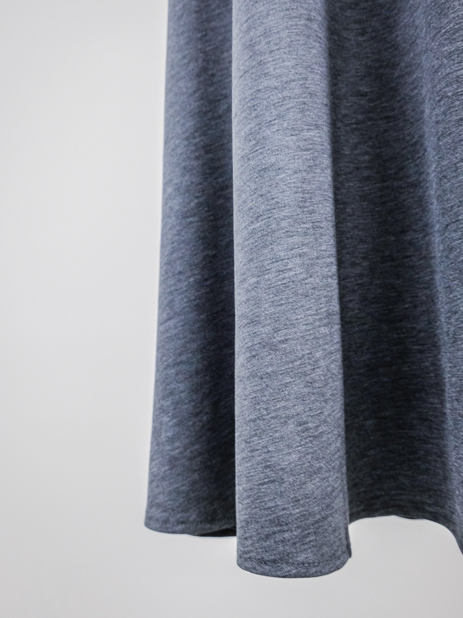 Jersey Flare Skirt [603417] charcoal(79)
