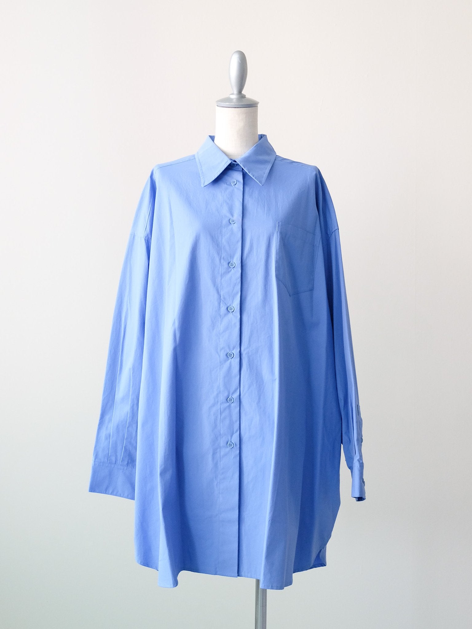 Oversized Shirt(オーバーサイズシャツ)[601551]blue