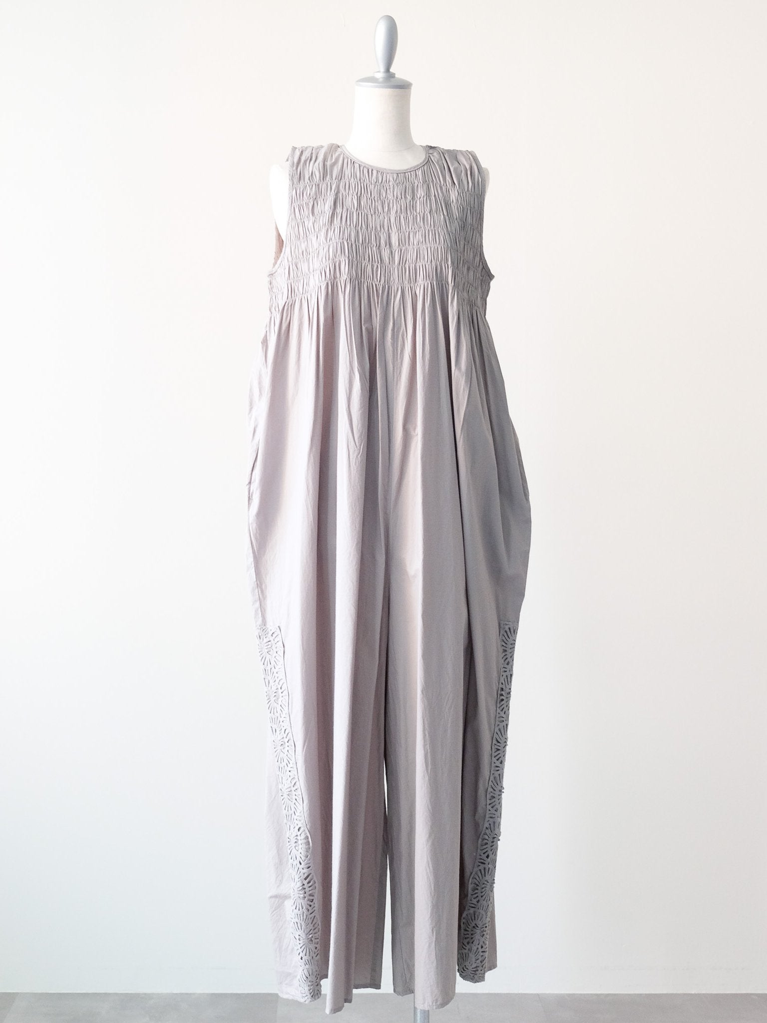 Side Lace All-in-One(サイドレースオールインワン)[601552]khaki