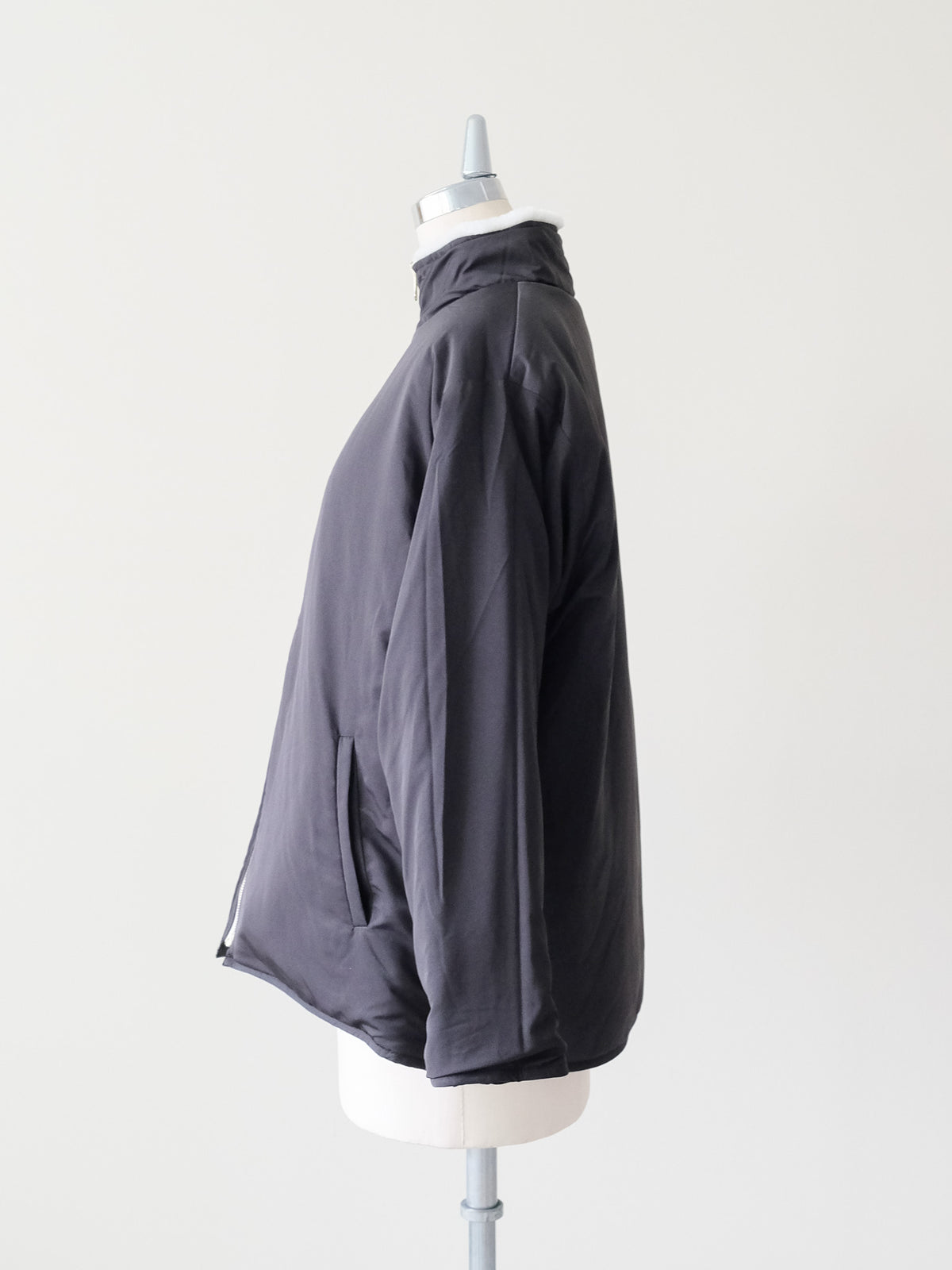 Reversible Boa & Quilted Coat (448)