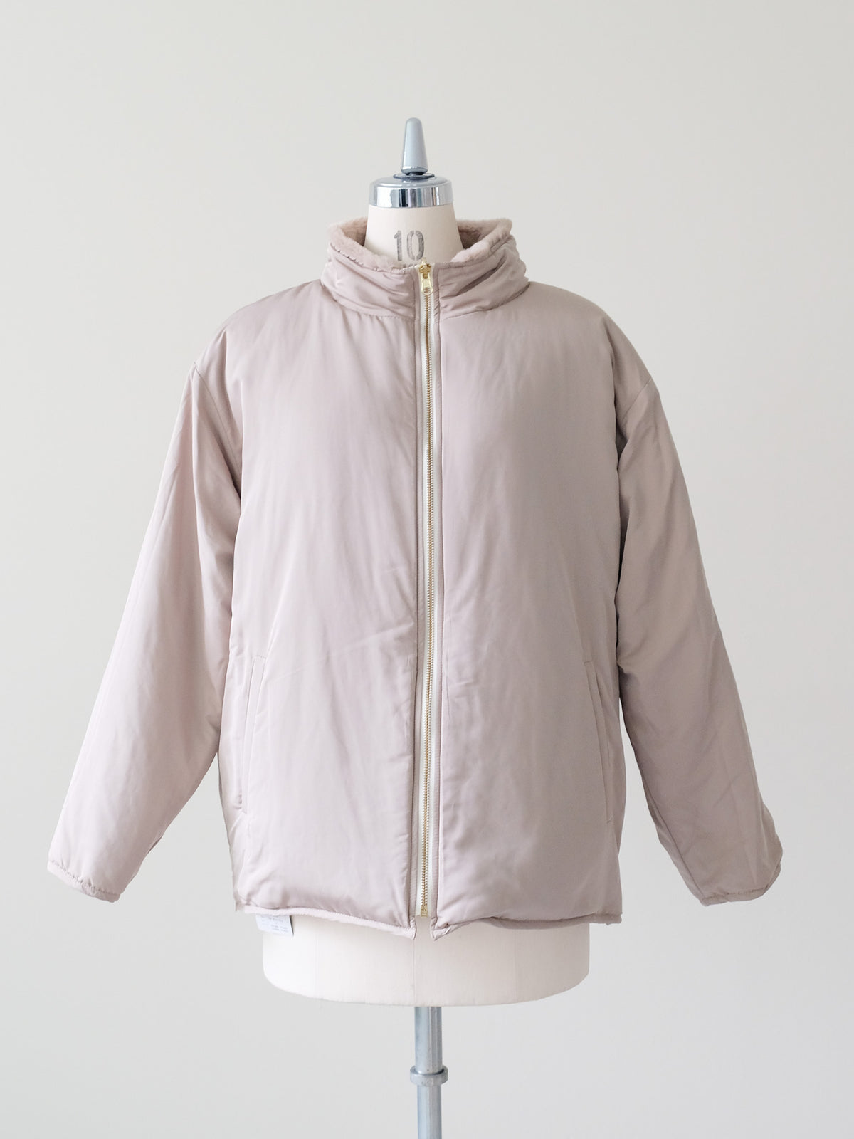 Reversible Boa & Quilted Coat (448)