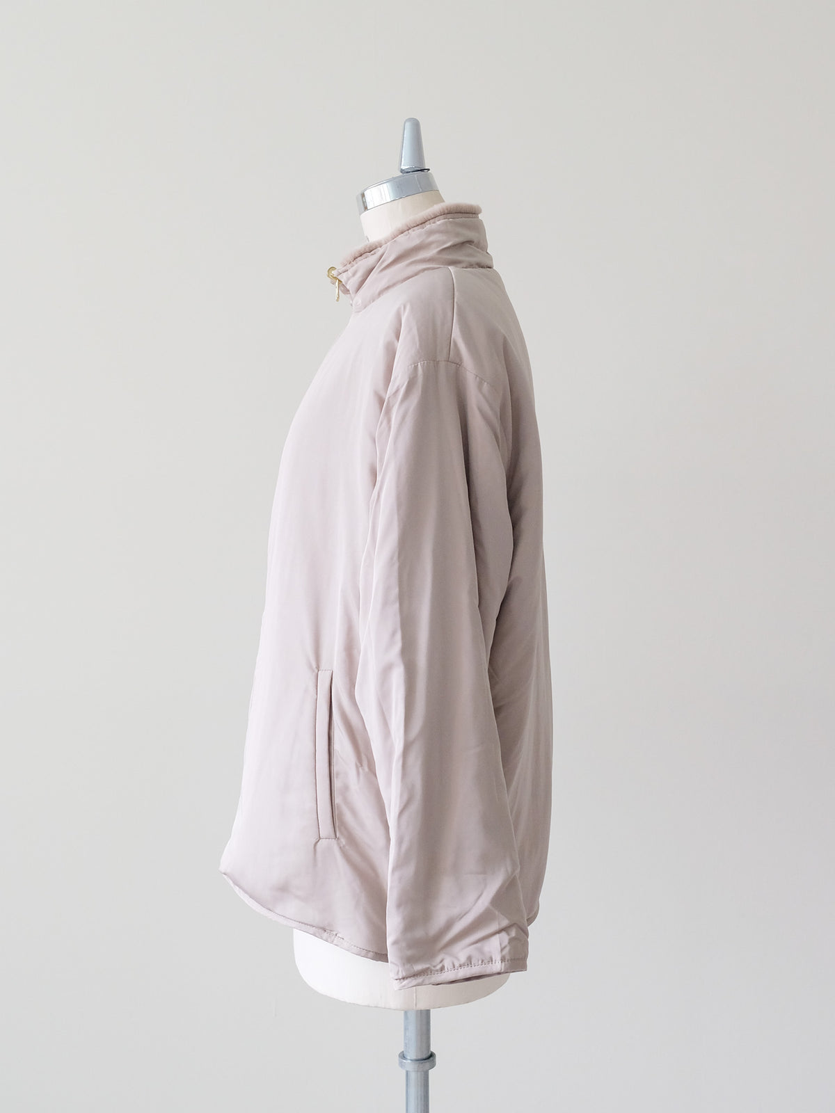 Reversible Boa & Quilted Coat (448)