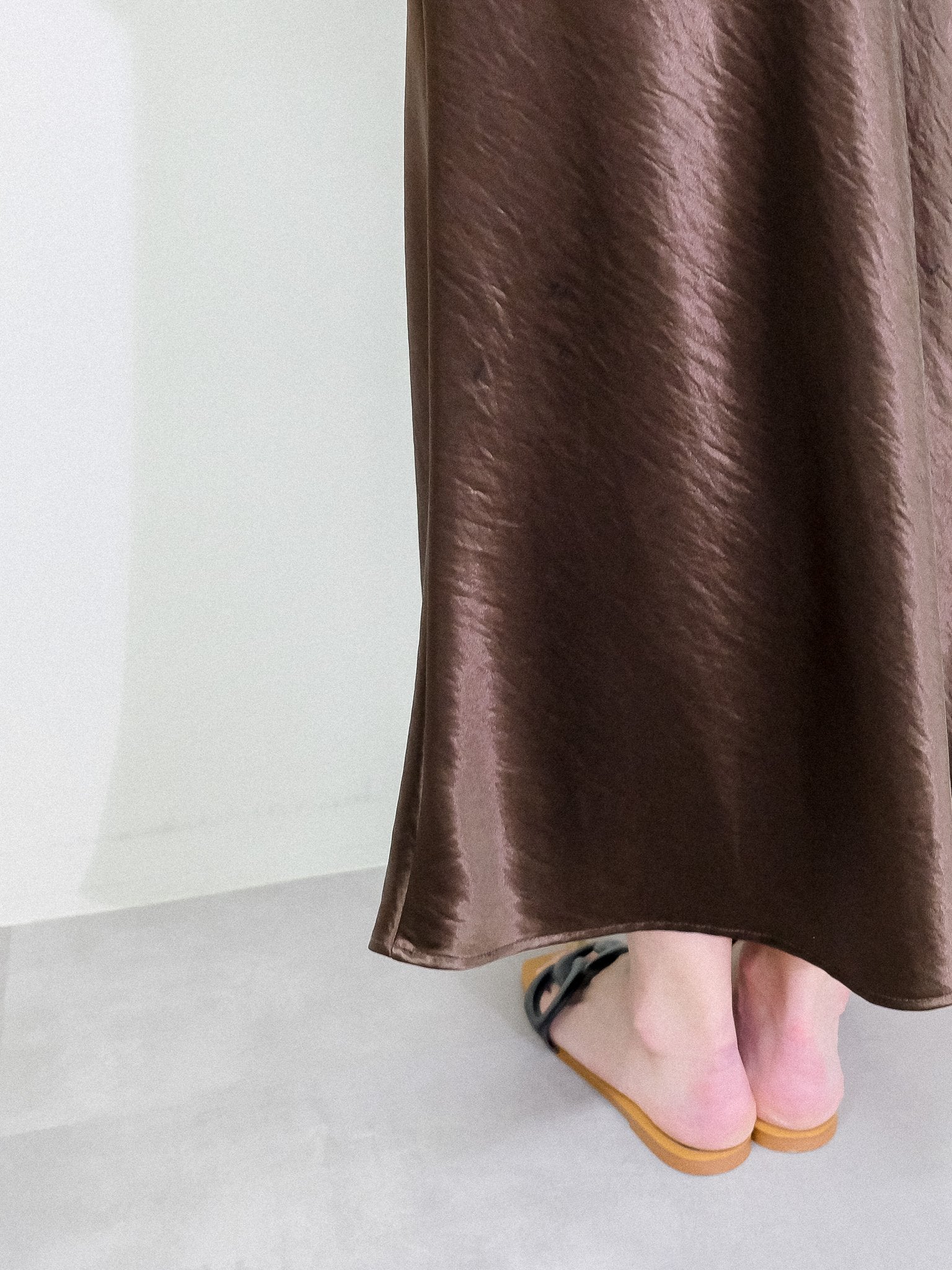 Satin Skirt [603415] brown(60)