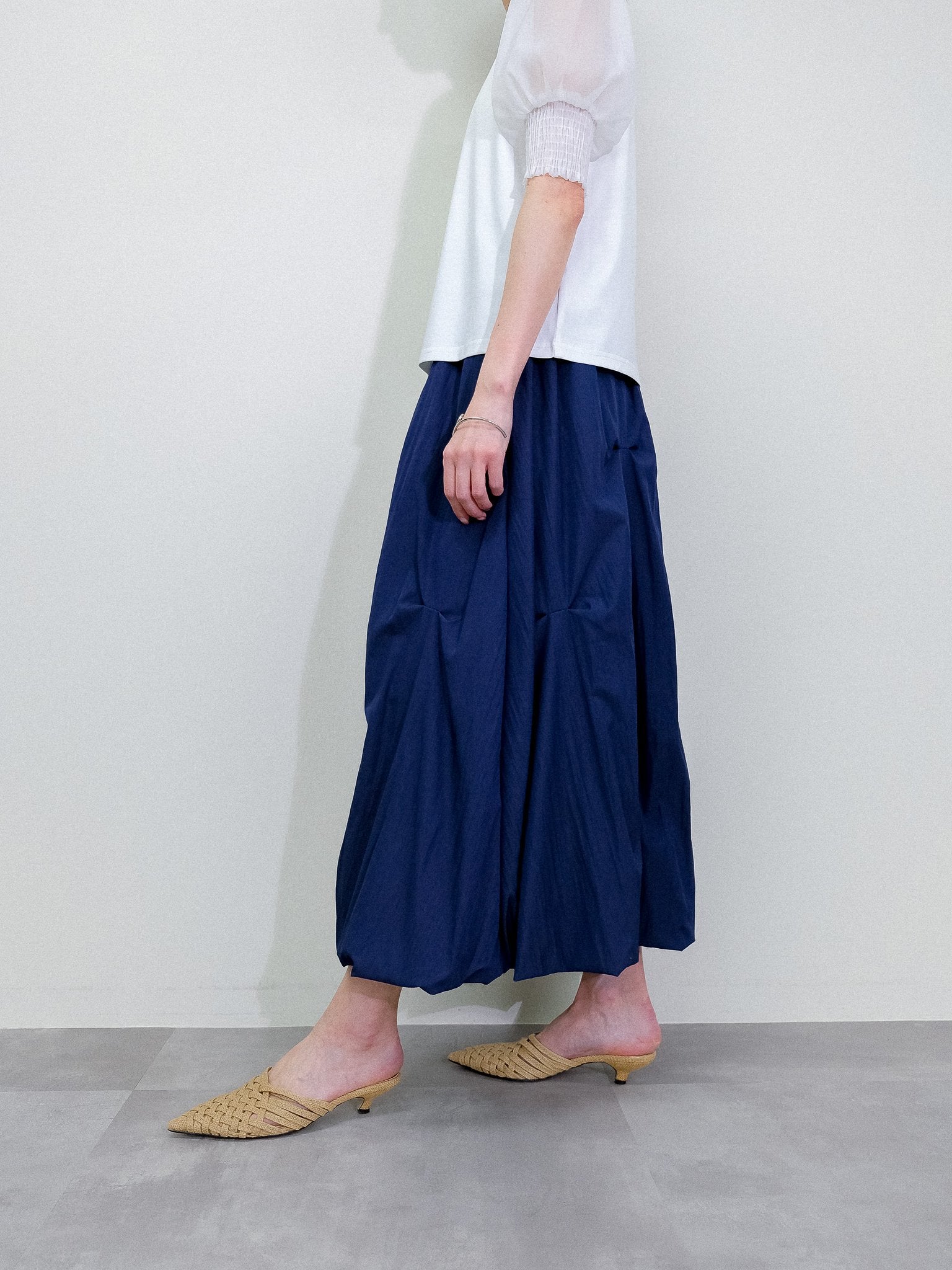Tuck Skirt [603416]navy(49)