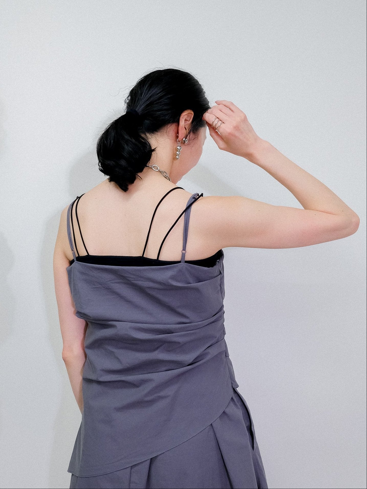 Layered Dress [603422] grey(75)