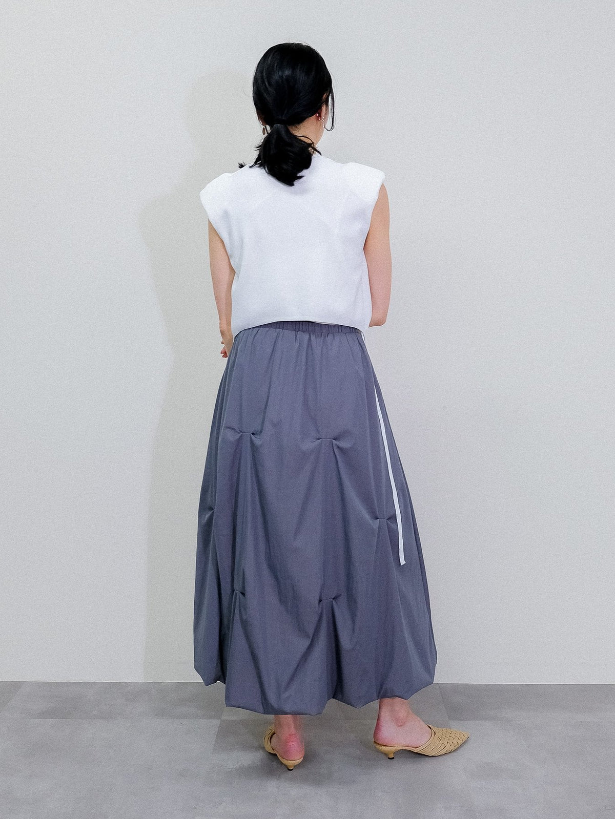 Shoulder Padd Kint Tops