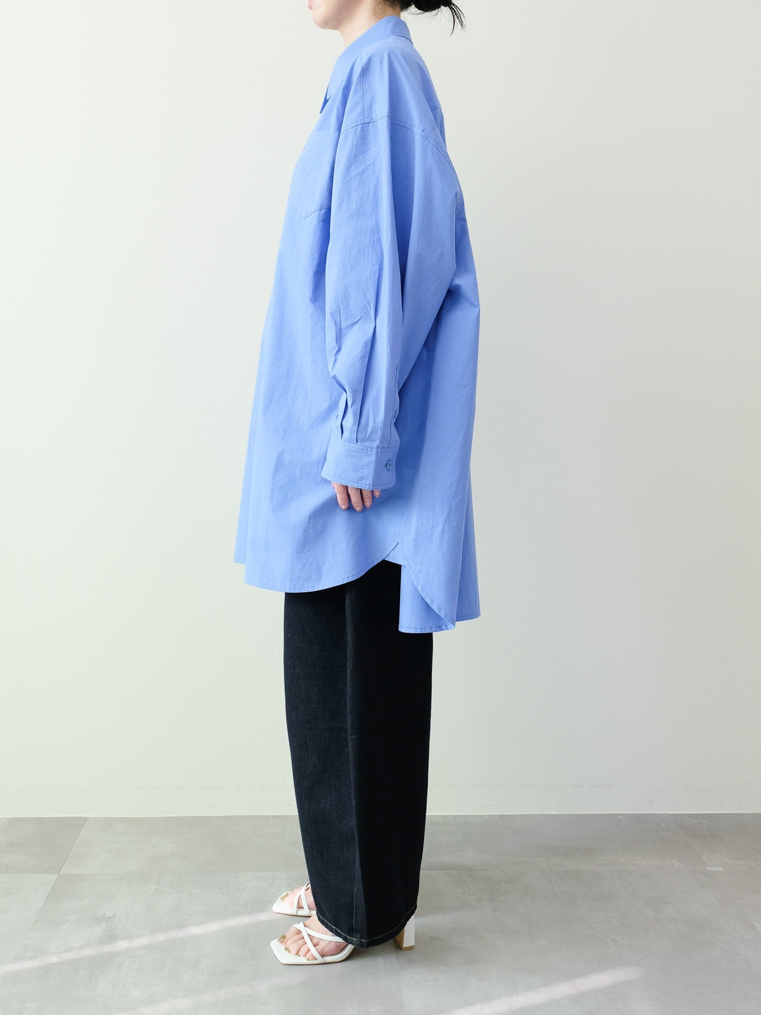 Oversized Shirt(オーバーサイズシャツ)[601551]blue