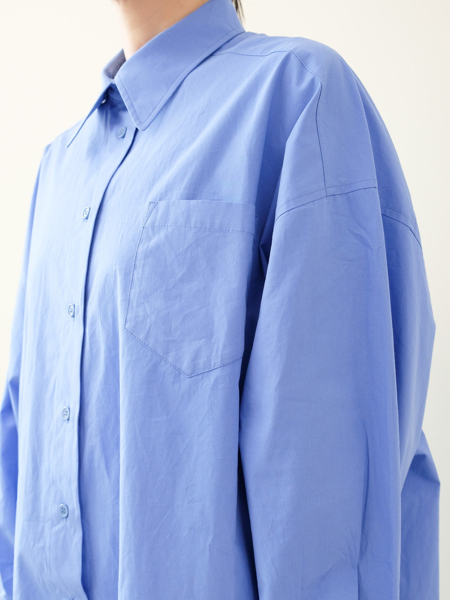 Oversized Shirt(オーバーサイズシャツ)[601551]blue