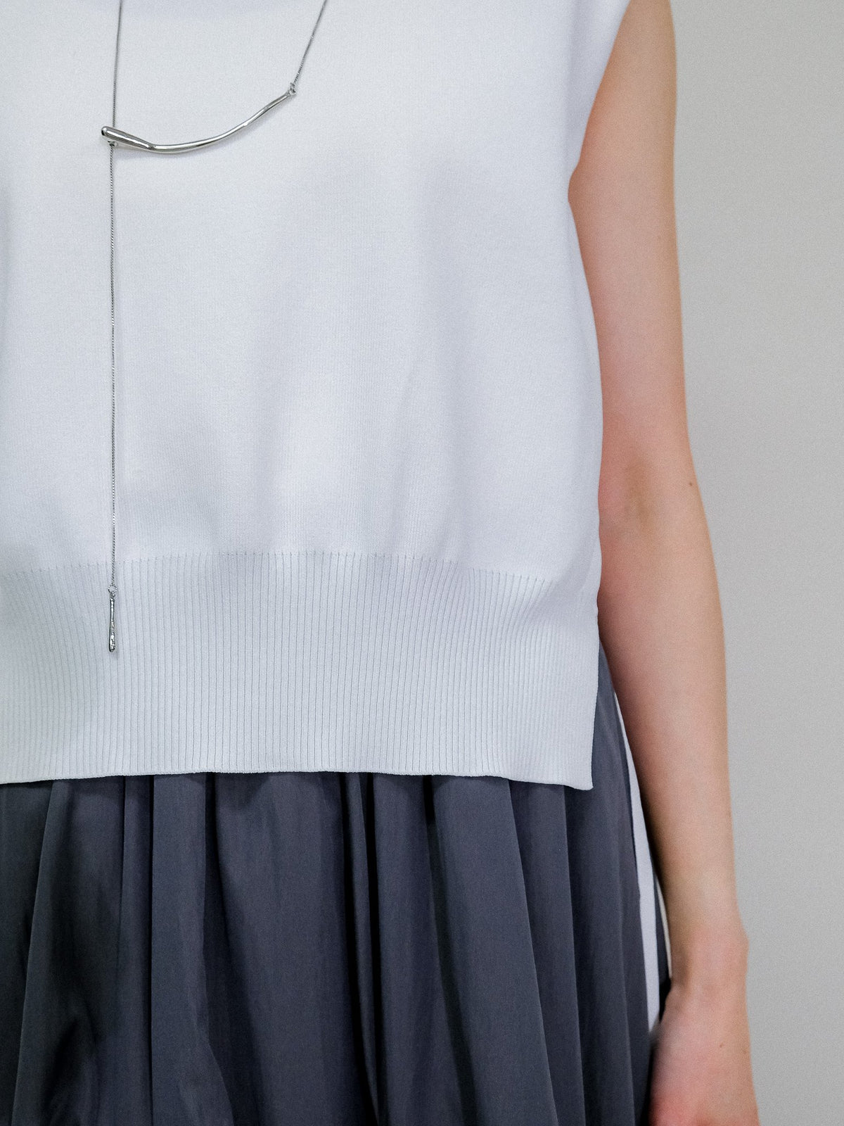 Shoulder Padd Kint Tops