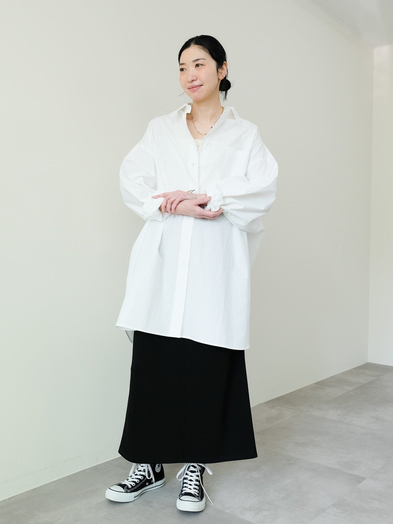 Oversized Shirt(オーバーサイズシャツ)[601551]off white