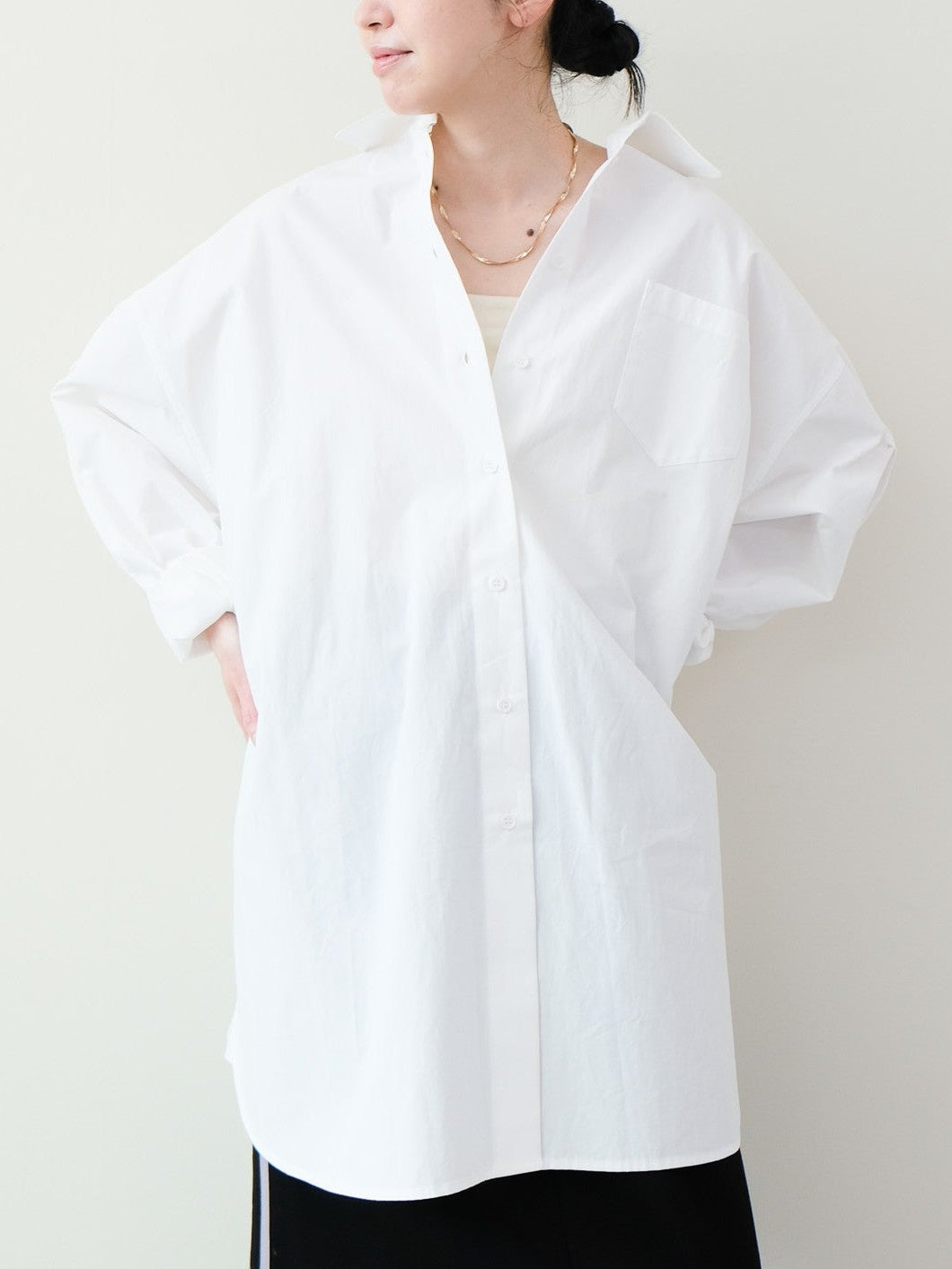 Oversized Shirt(オーバーサイズシャツ)[601551]off white