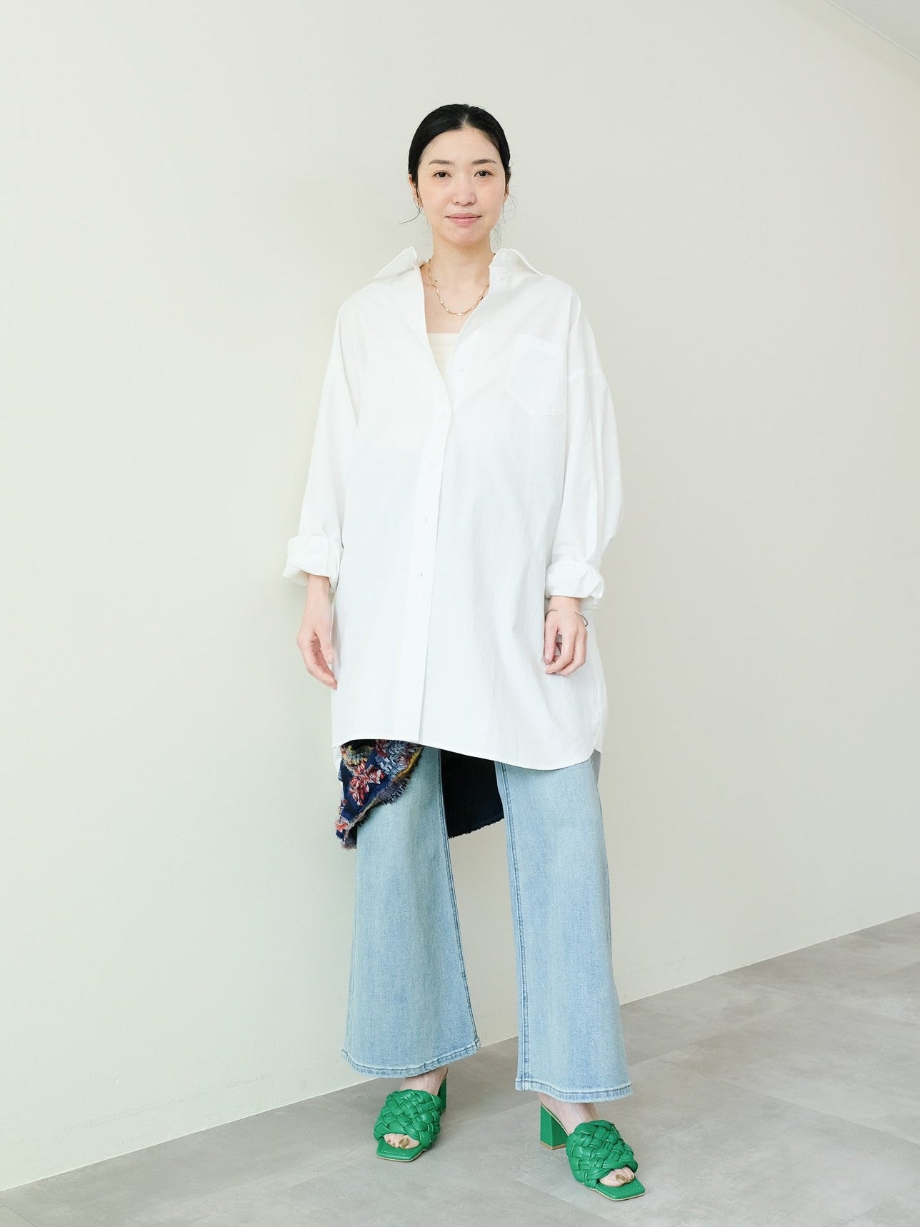 Oversized Shirt(オーバーサイズシャツ)[601551]off white