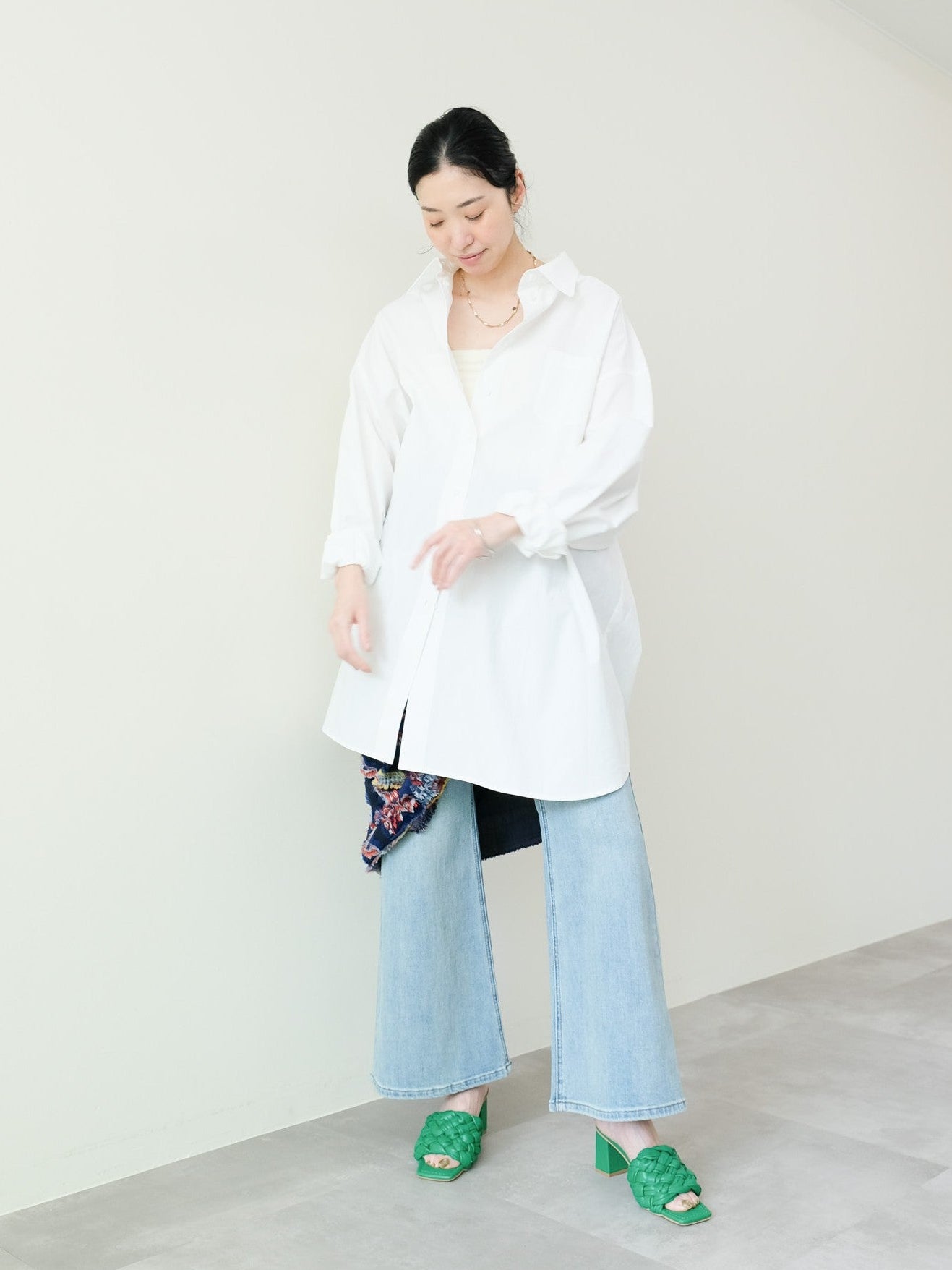 Oversized Shirt(オーバーサイズシャツ)[601551]off white