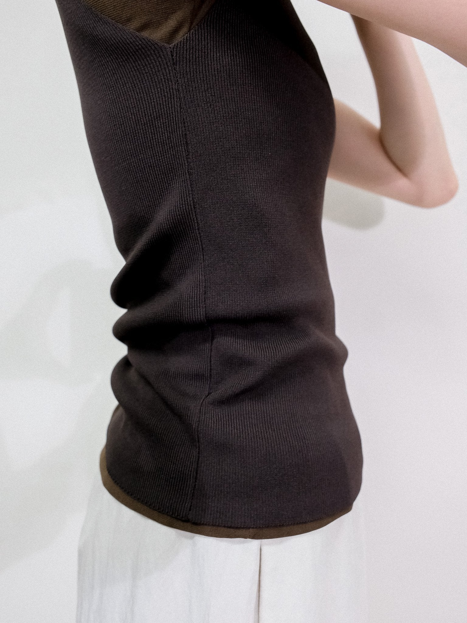 Knit Tank Tops [603410] brown(60)