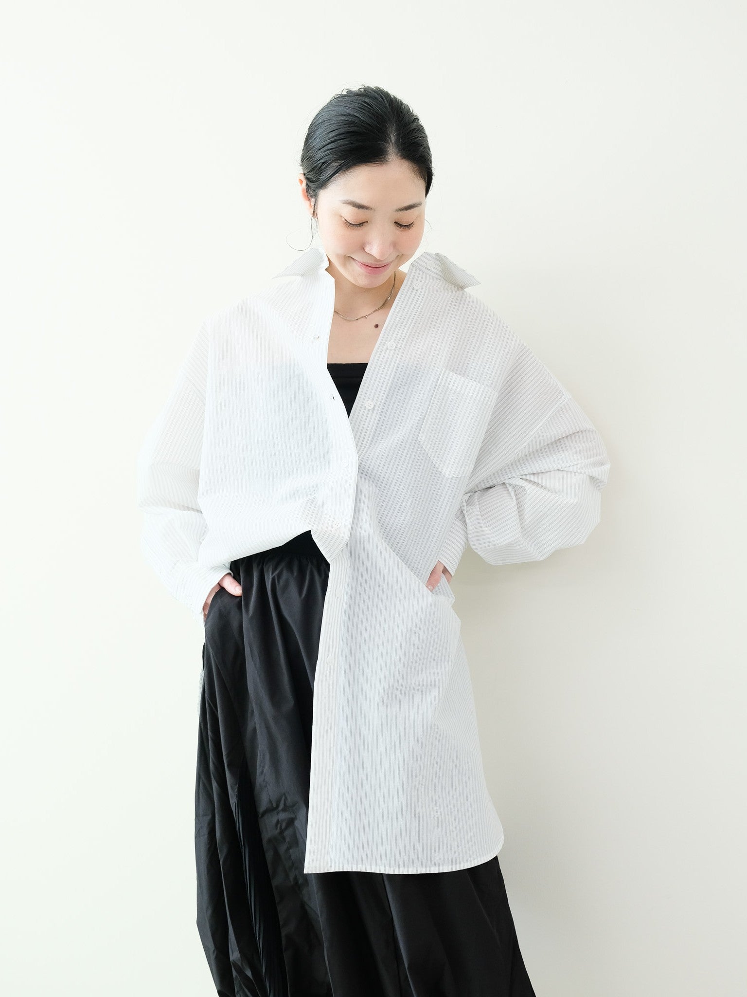 Oversized Shirt(オーバーサイズシャツ)[601551]stripe