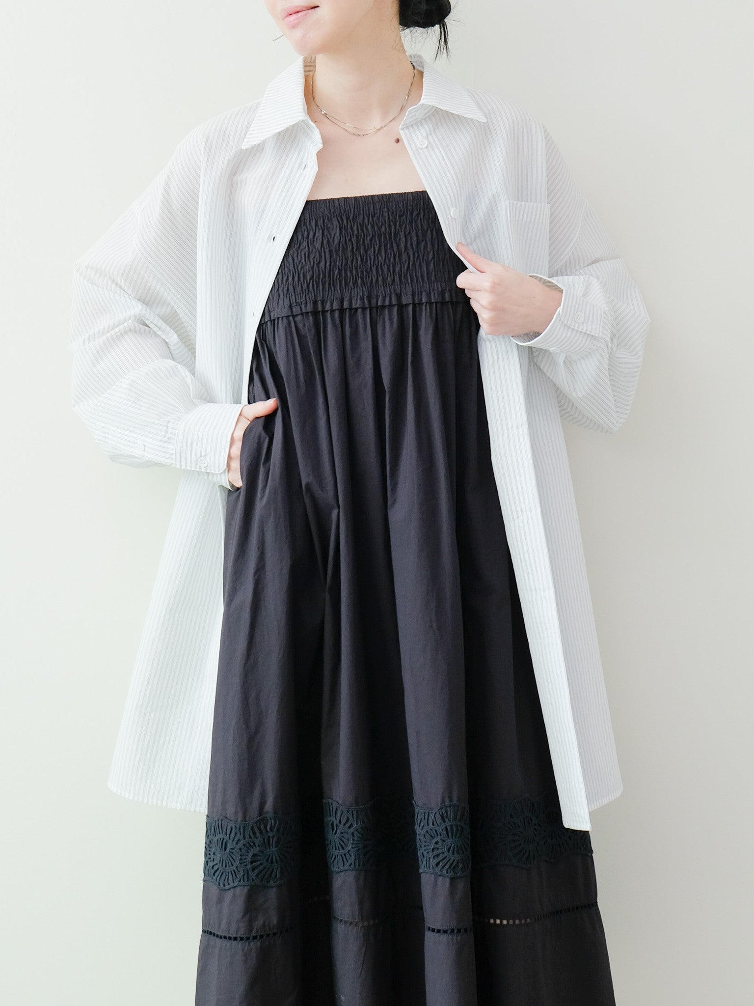 Oversized Shirt(オーバーサイズシャツ)[601551]stripe