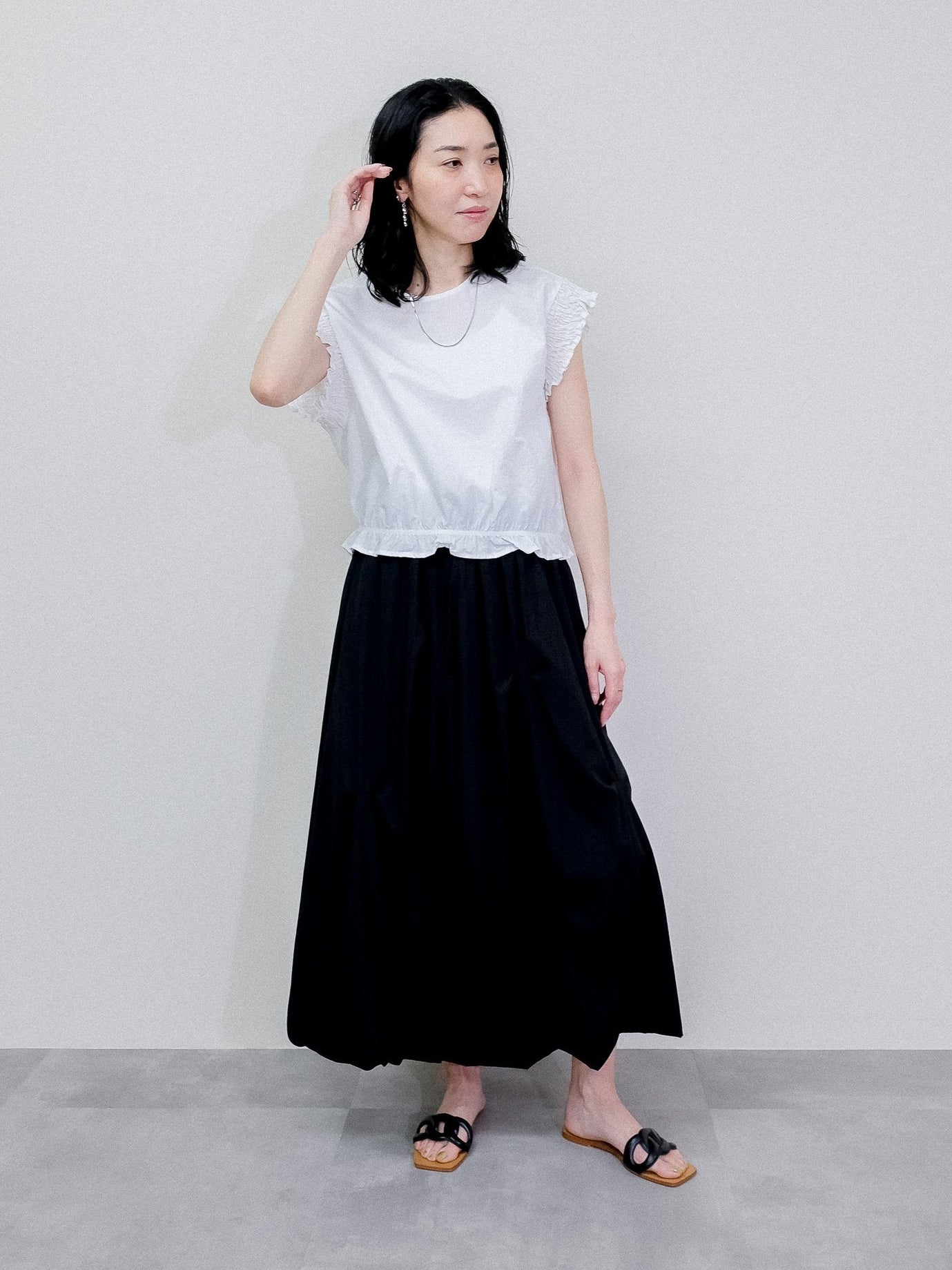 Tuck Skirt [603416]black(99)