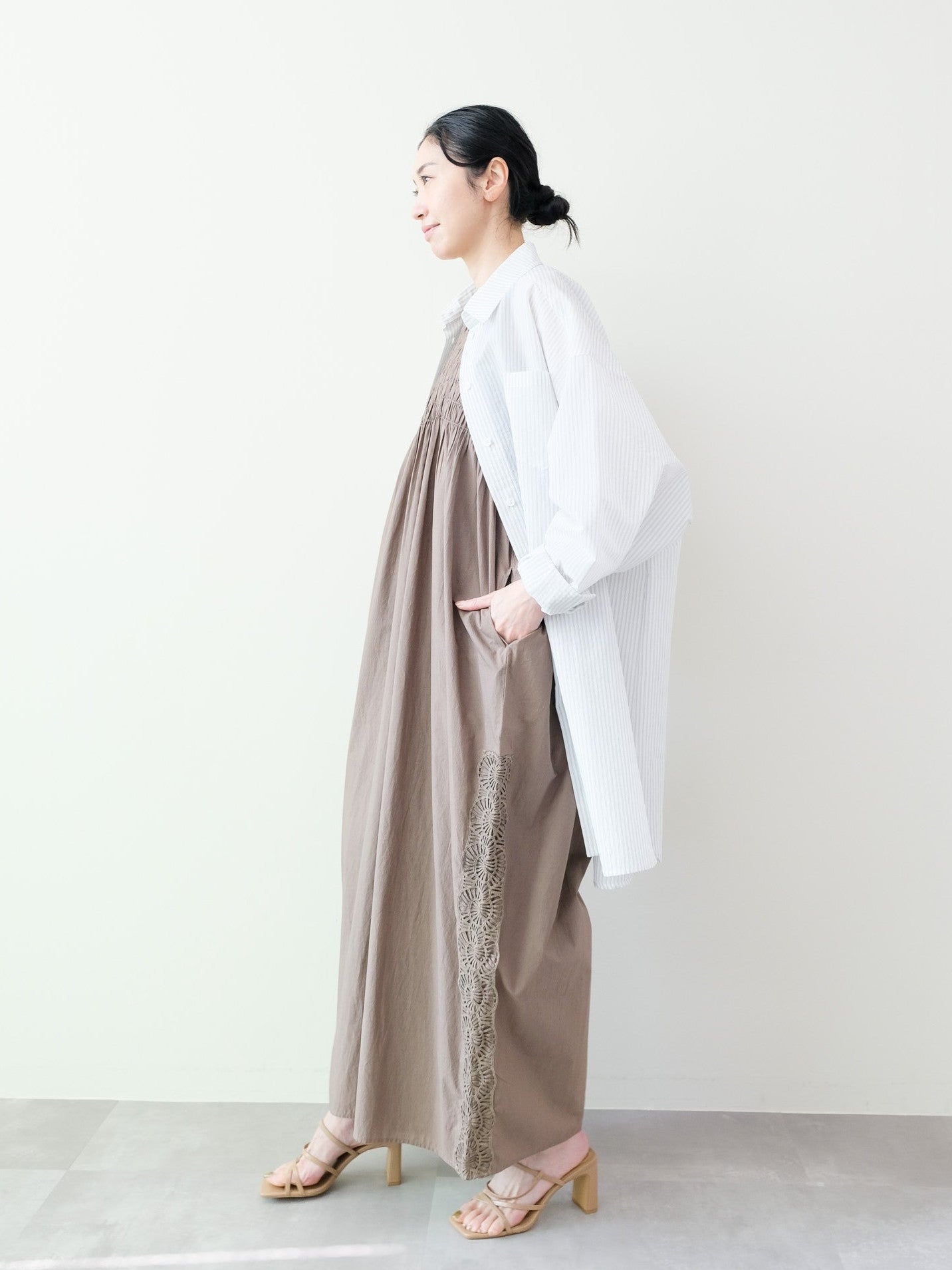 Oversized Shirt(オーバーサイズシャツ)[601551]stripe