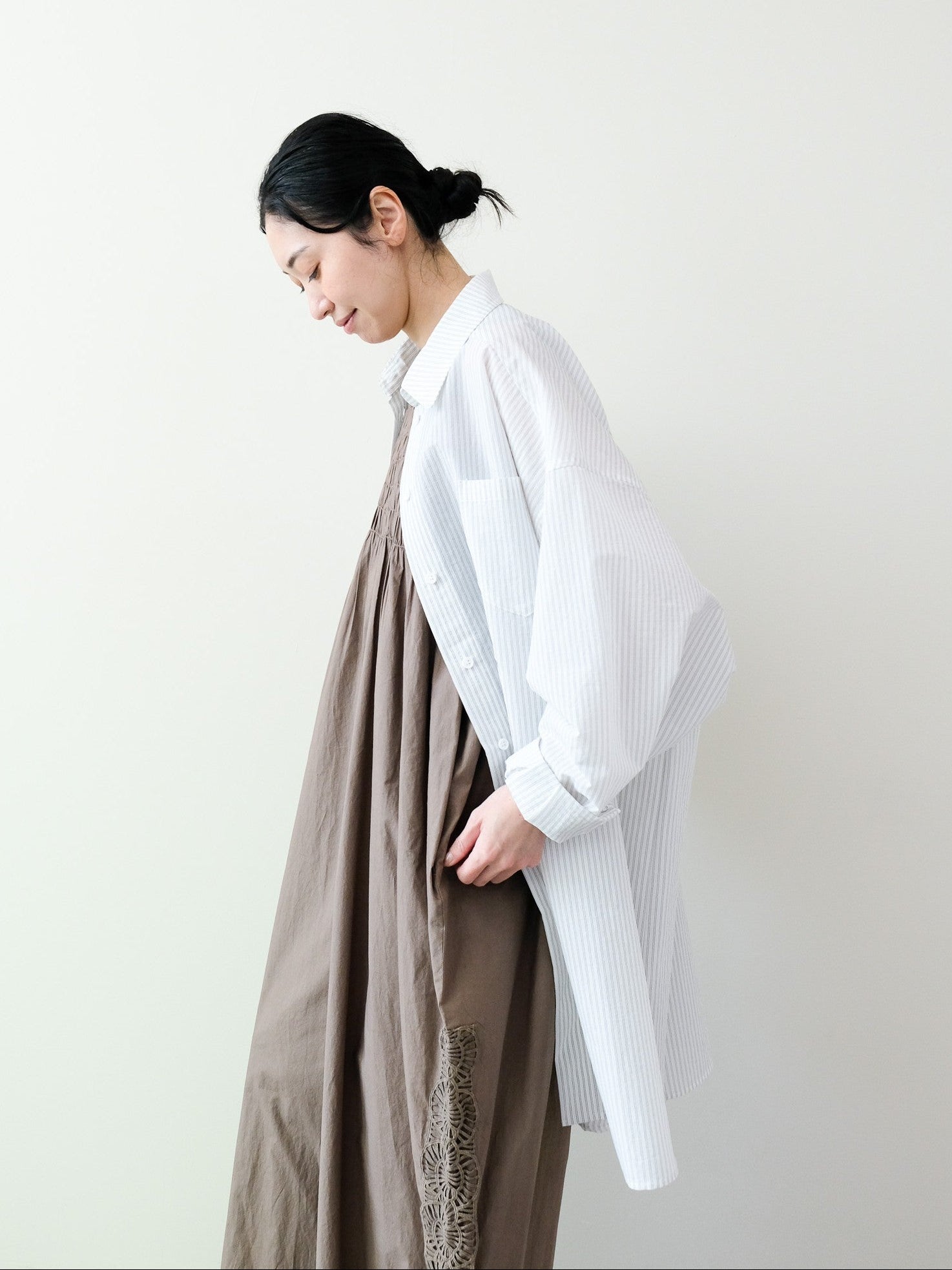 Oversized Shirt(オーバーサイズシャツ)[601551]stripe