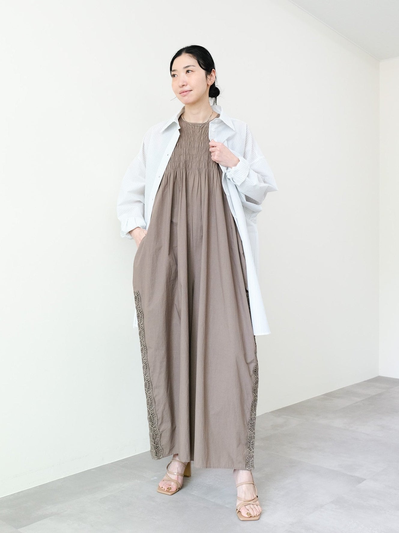 Oversized Shirt(オーバーサイズシャツ)[601551]stripe
