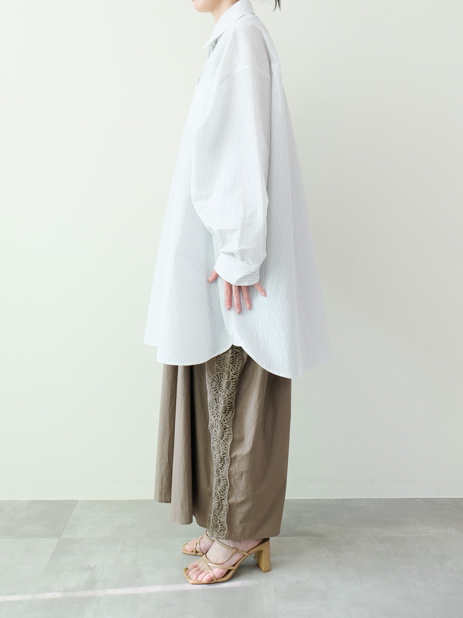 Oversized Shirt(オーバーサイズシャツ)[601551]stripe