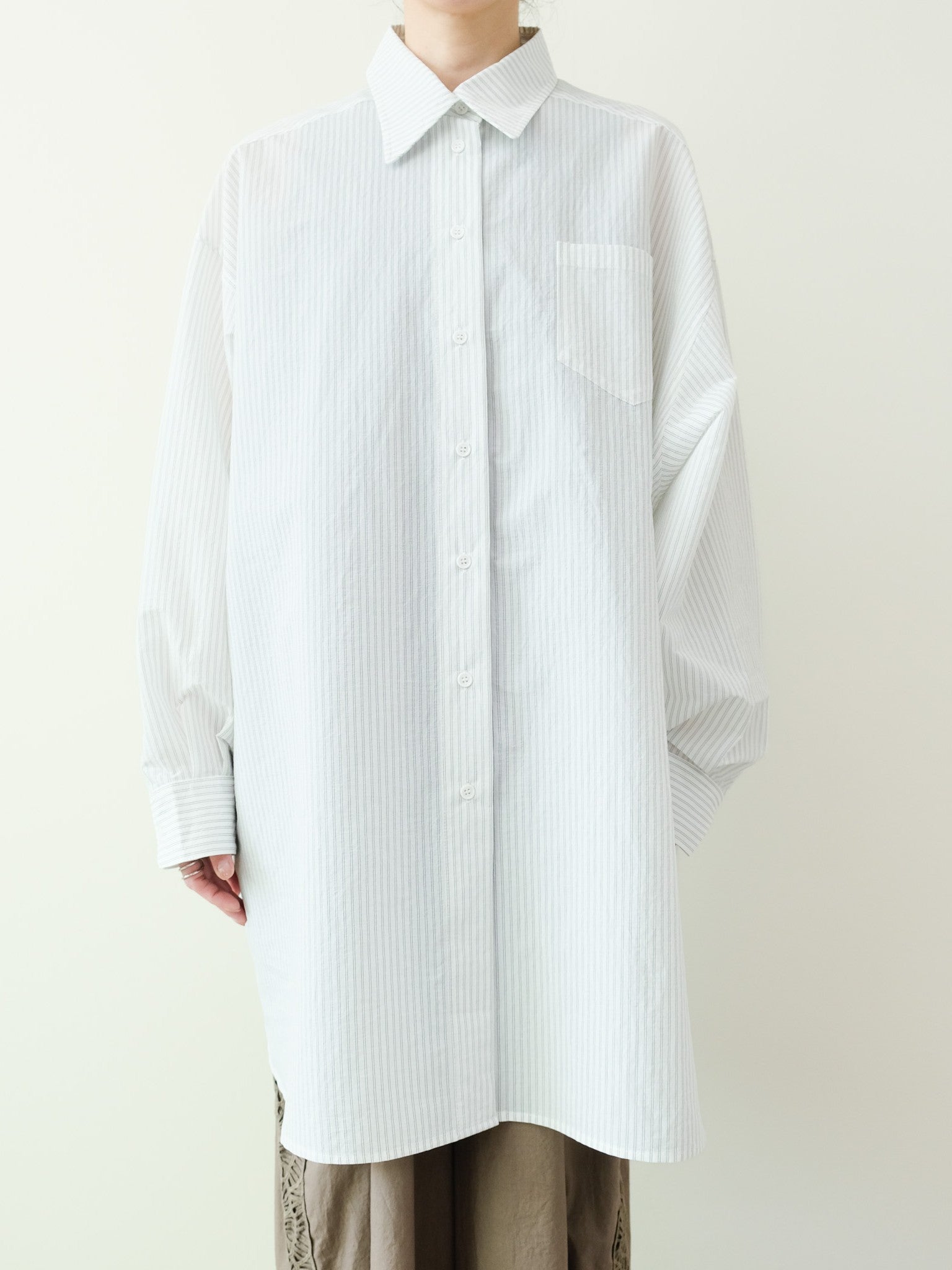 Oversized Shirt(オーバーサイズシャツ)[601551]stripe
