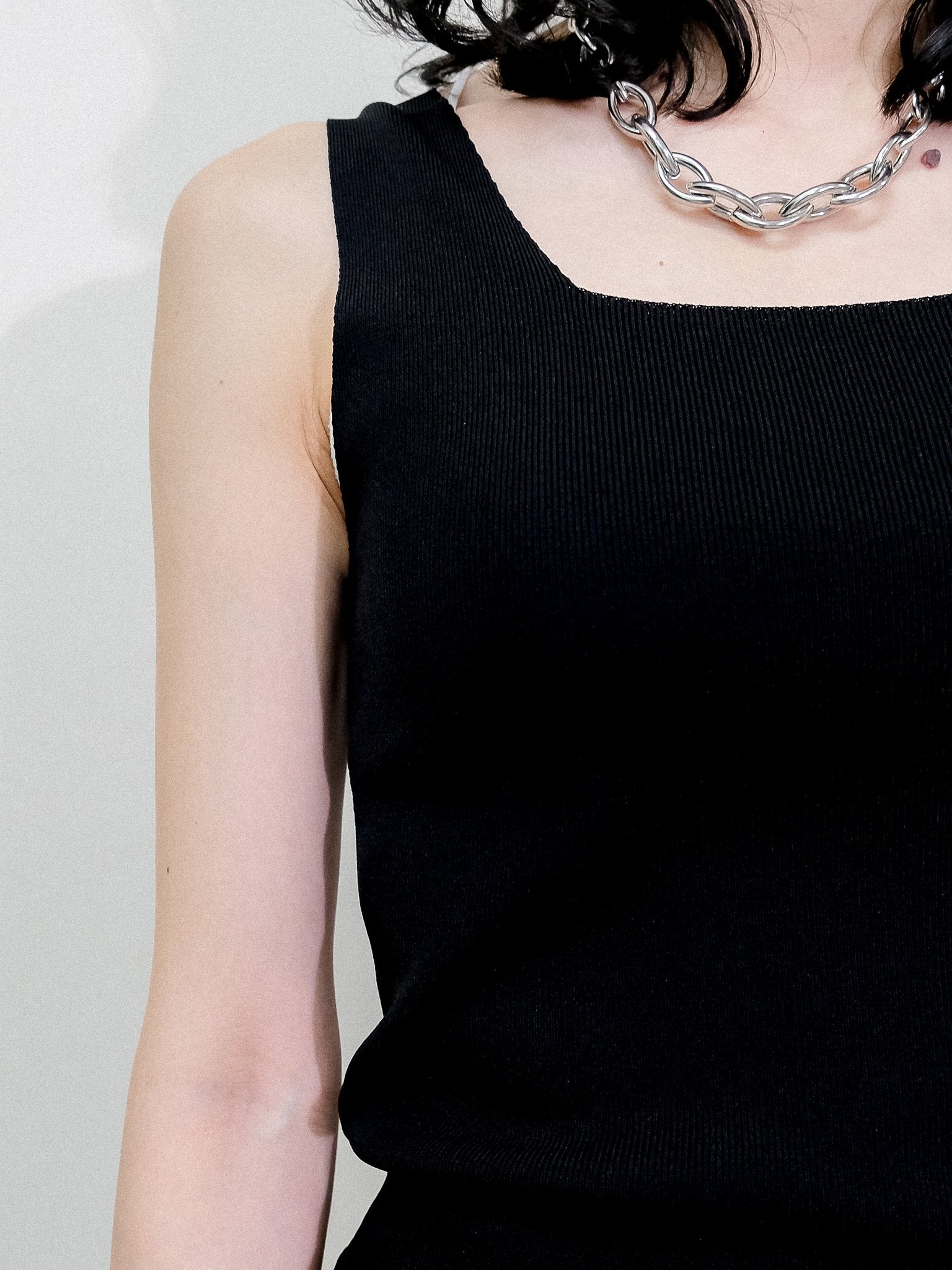 Knit Tank Tops [603410] black(99)