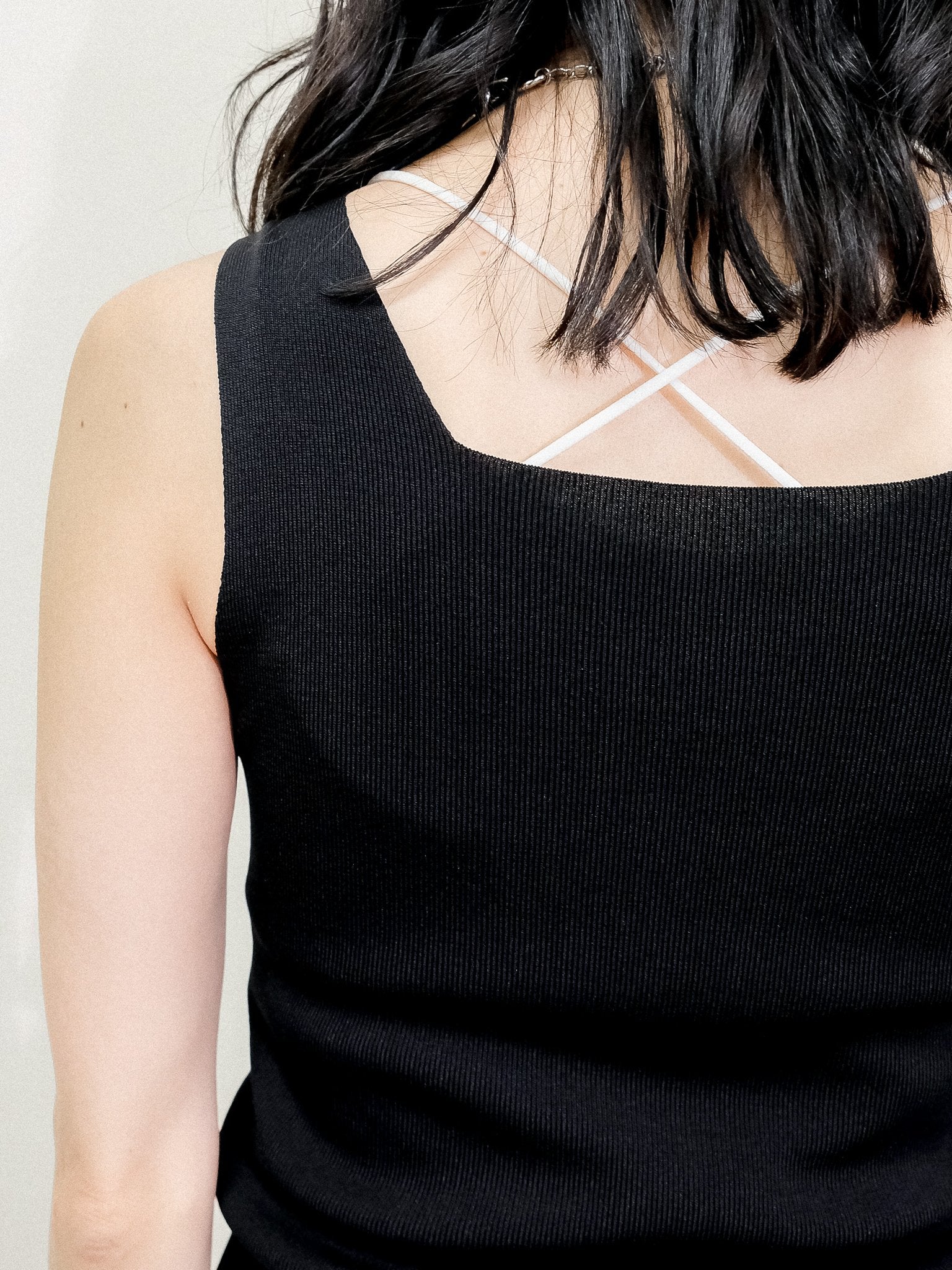 Knit Tank Tops [603410] black(99)