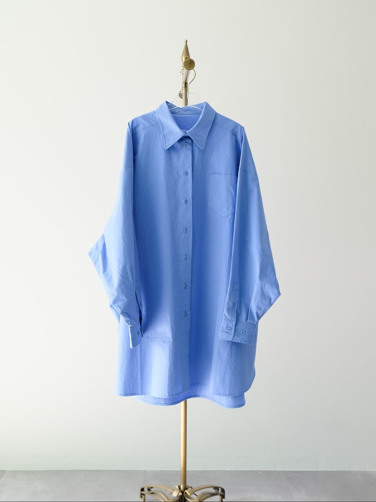 Oversized Shirt(オーバーサイズシャツ)[601551]blue