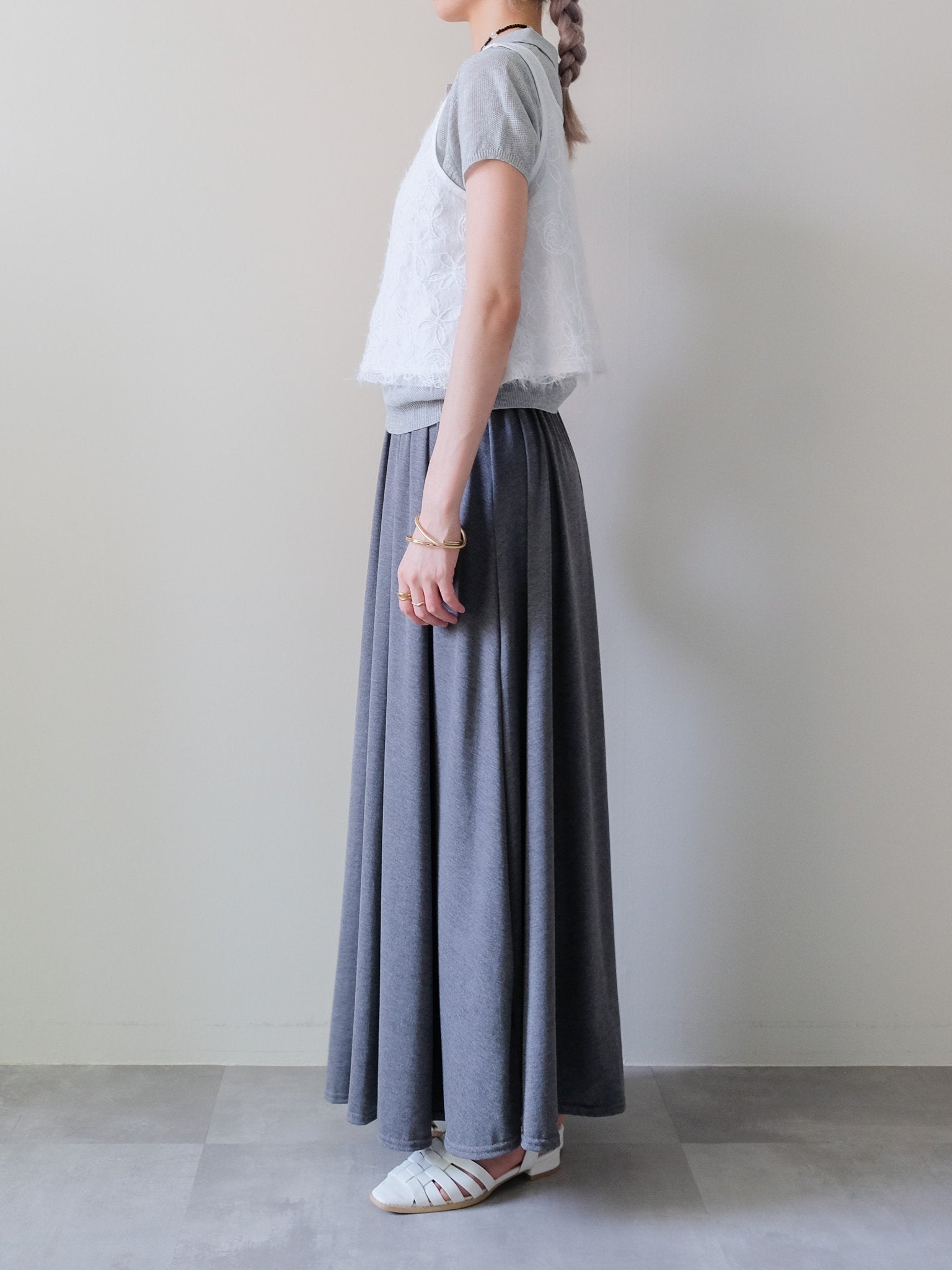 Feather Texture Tank Top(フェザーテクスチャータンクトップ) [601597]Off