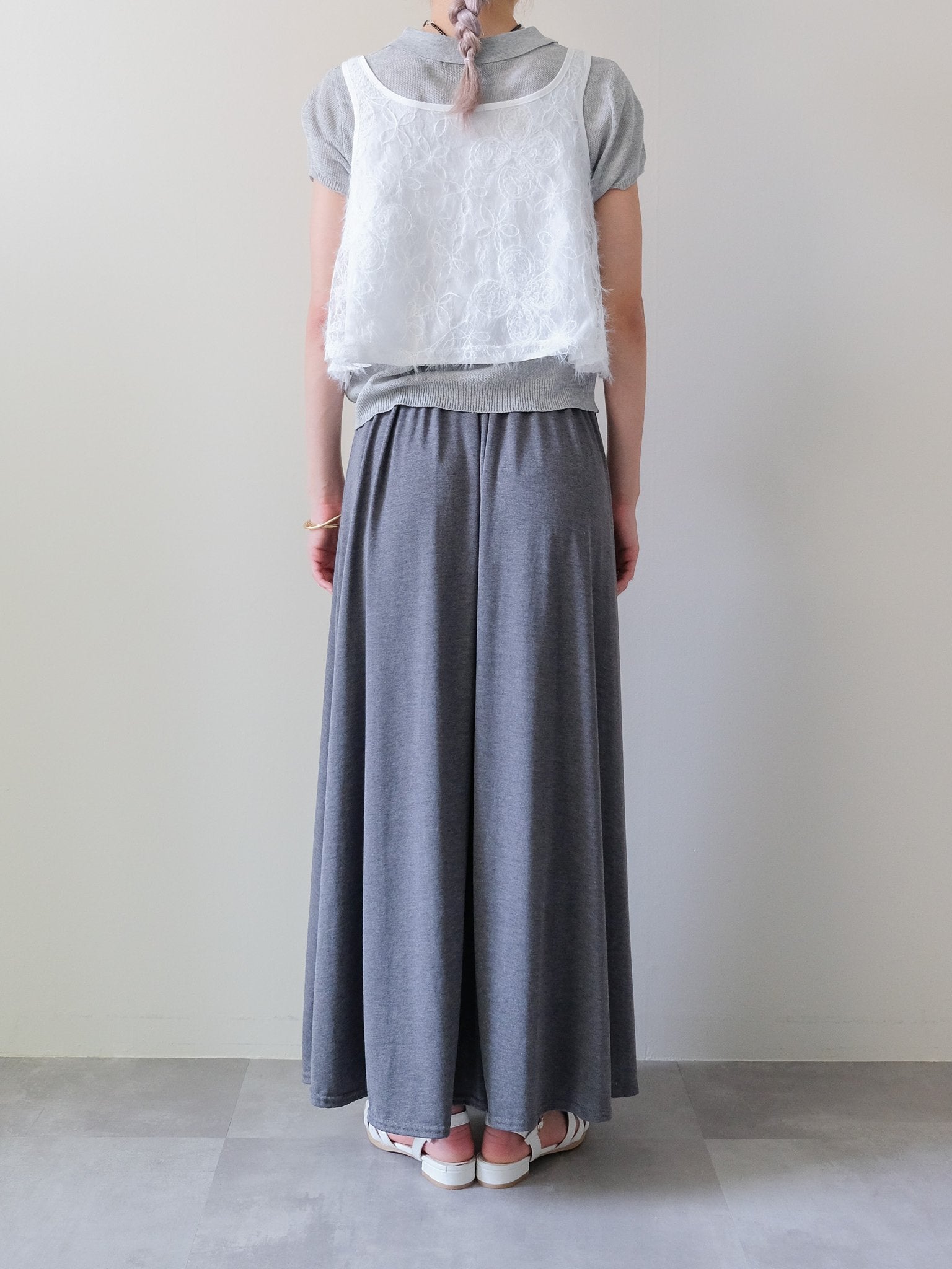Feather Texture Tank Top(フェザーテクスチャータンクトップ) [601597]Off