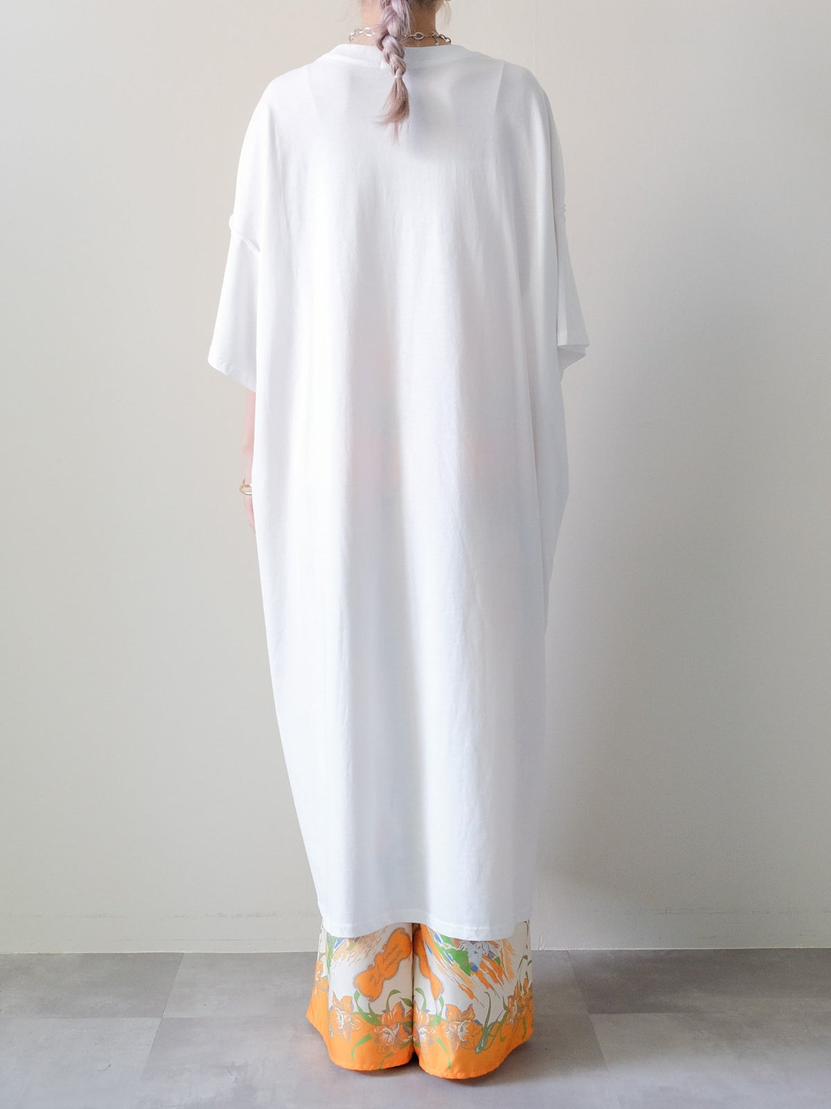 Logo Loose T-Shirt Dress(ロゴルーズTシャツワンピース)[601632]off