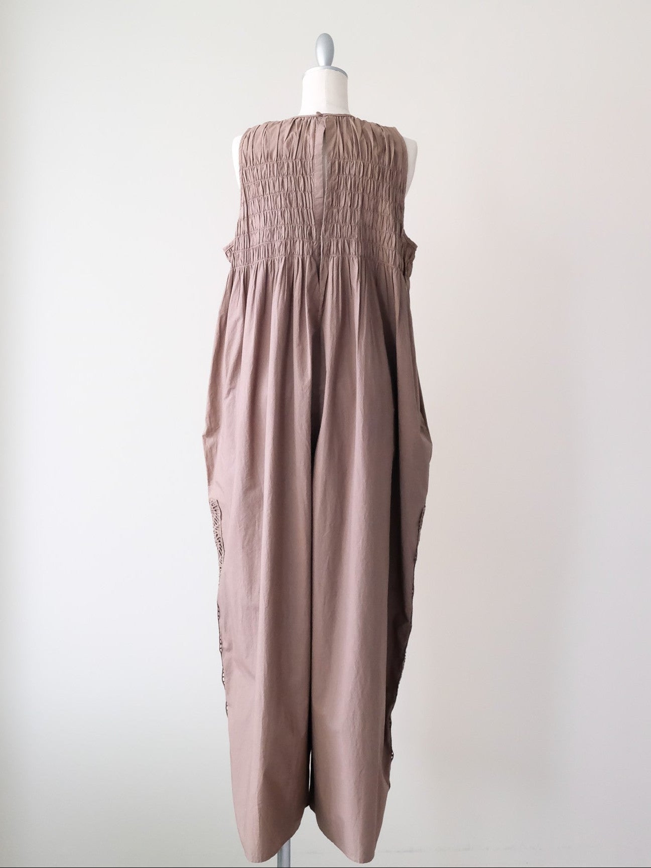 Side Lace All-in-One(サイドレースオールインワン)[601552]brown