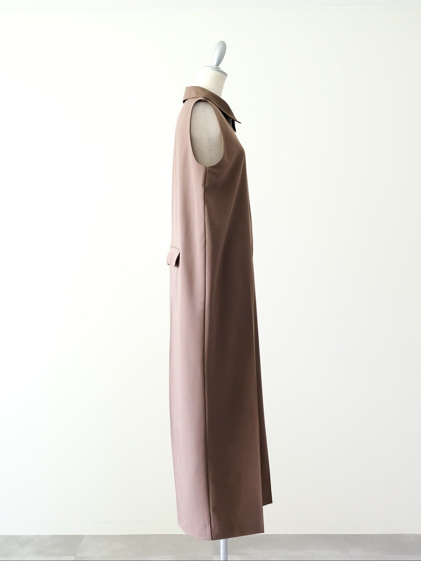 Front Zip All-in-one(フロントジップオールインワン)[601536]brown