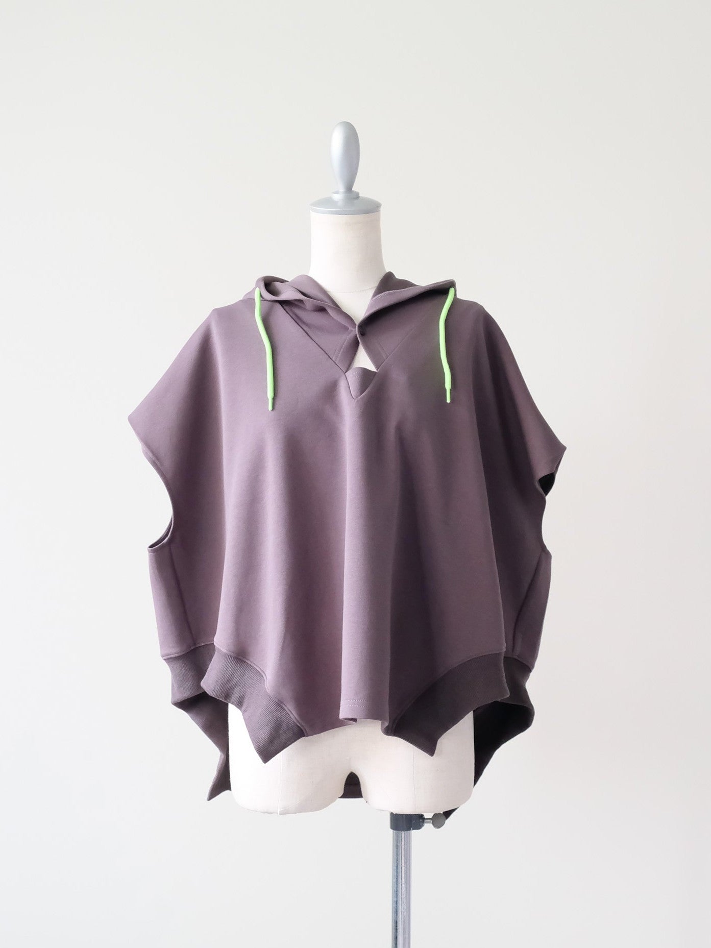 Sleeveless Hoodie Top(ノースリーブフーディー)[601572]charcoal