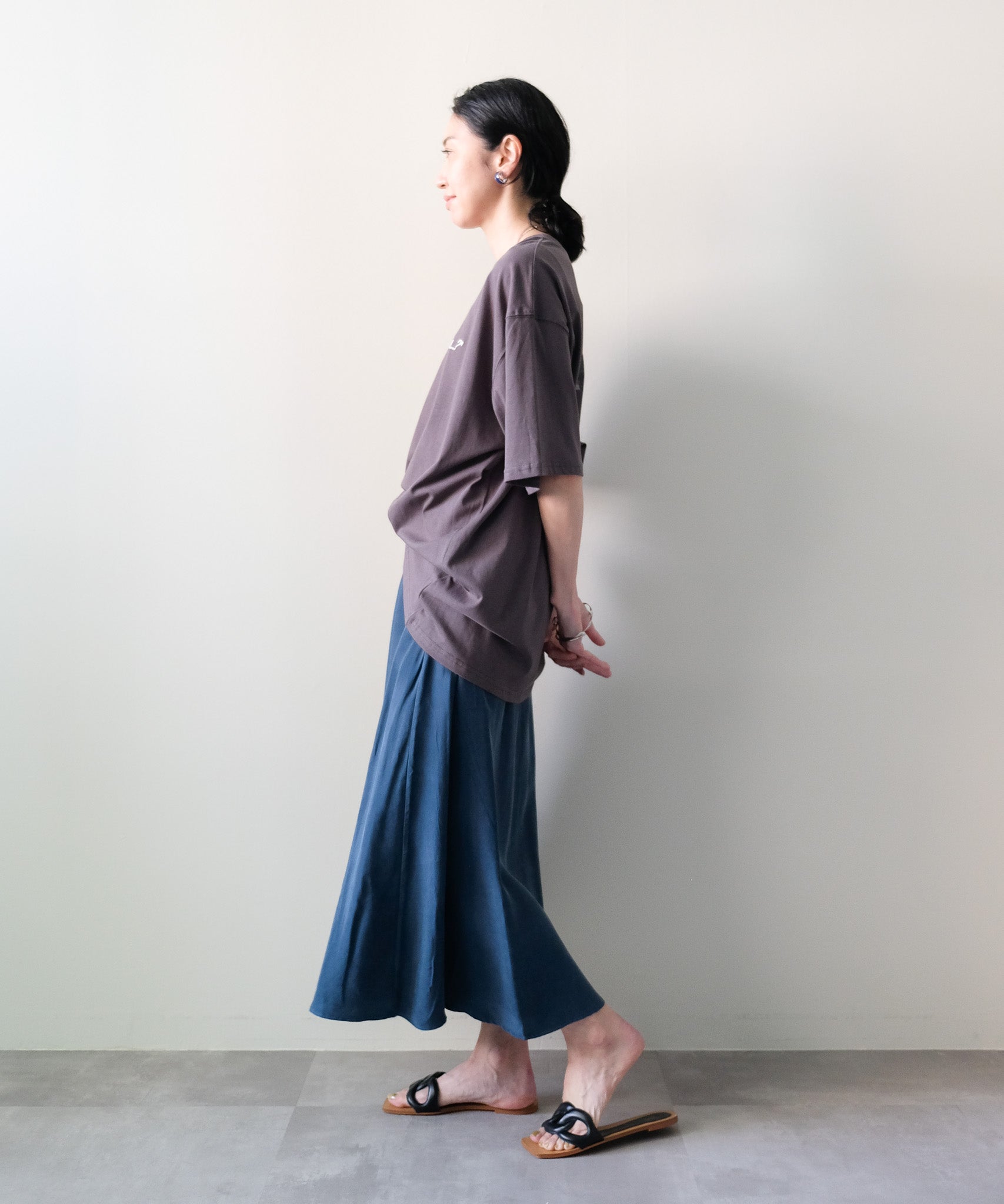 Asymmetry Design Skirt(アシメデザインスカート)[601571]turquoise