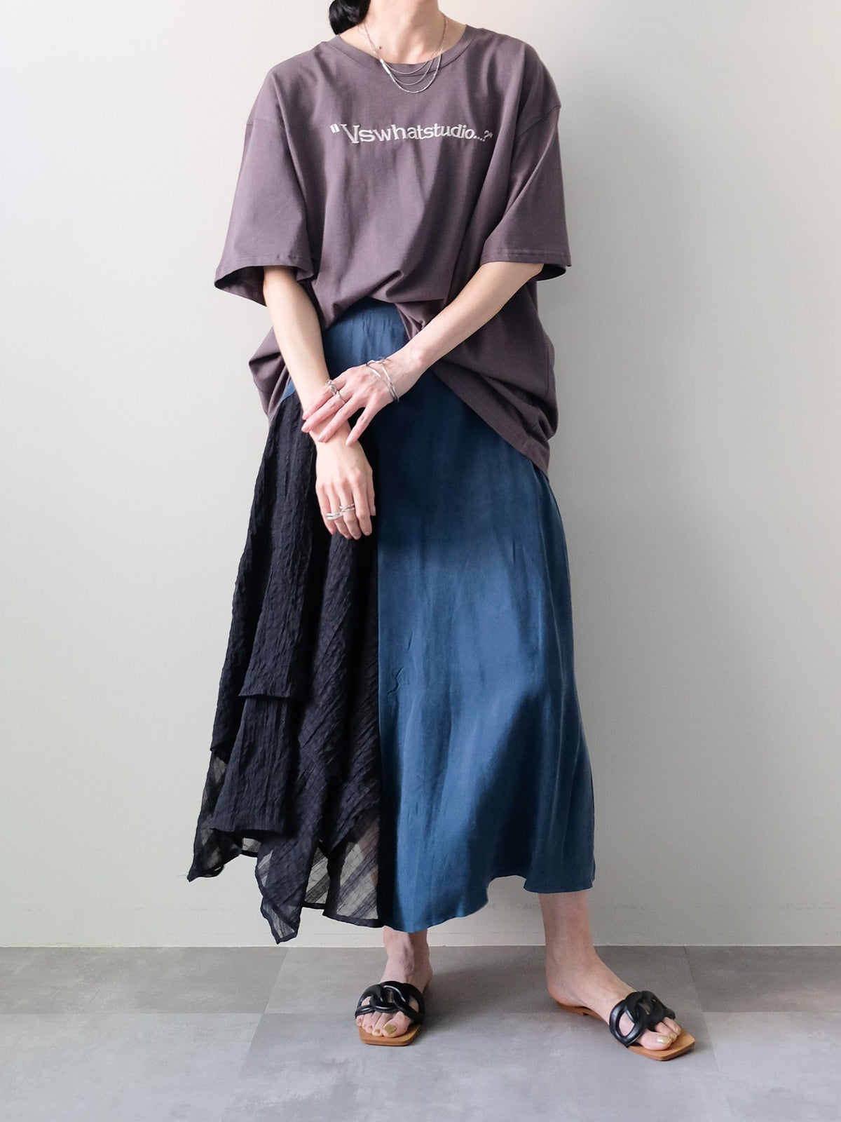 Dog Graphic Back Print T-shirt(ドッググラフィックバックプリントTシャツ)[601600]charcoal