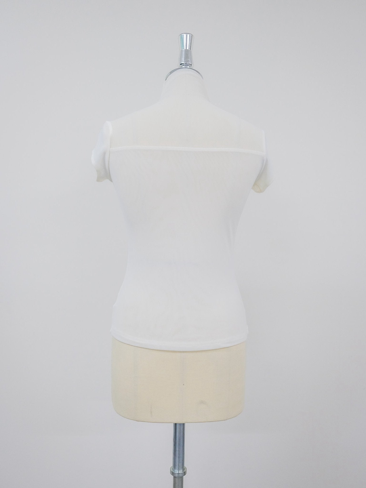Sheer High Neck Top [603399] off(01)