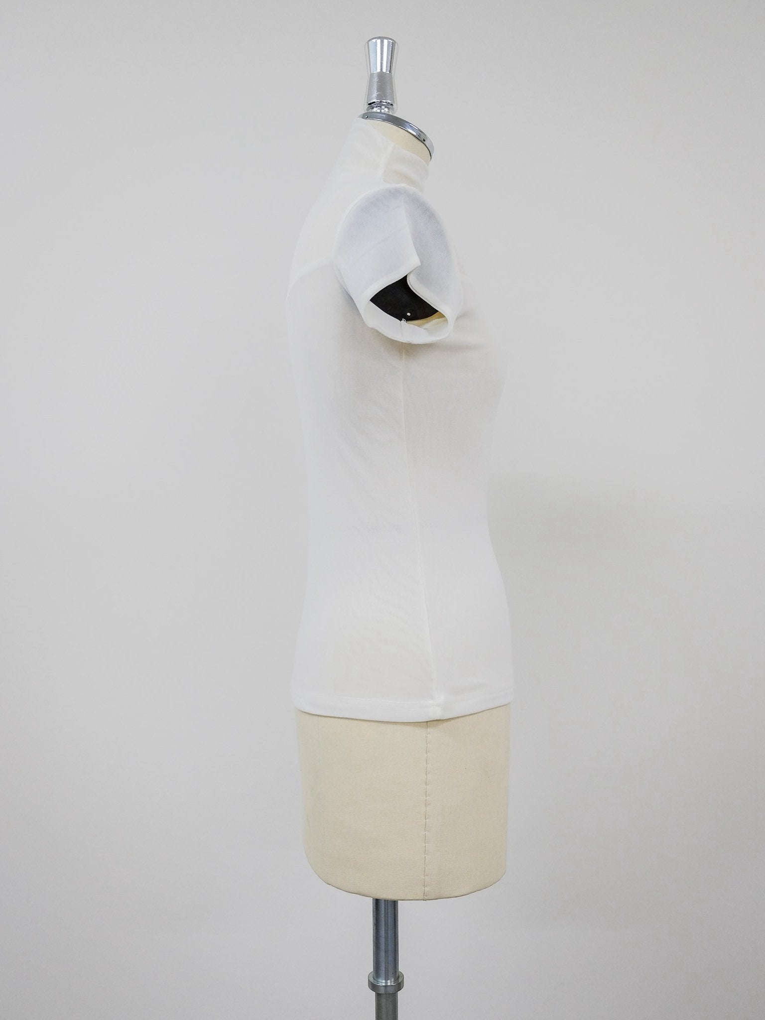 Sheer High Neck Top [603399] off(01)