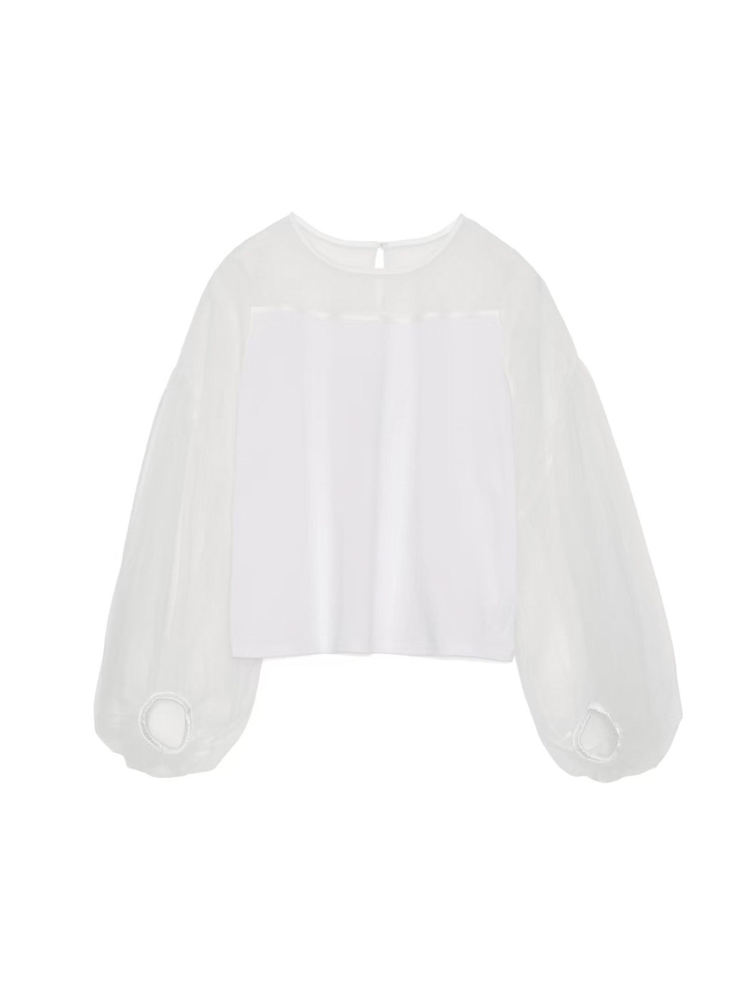 Tulle Tops[603360]off white(01)