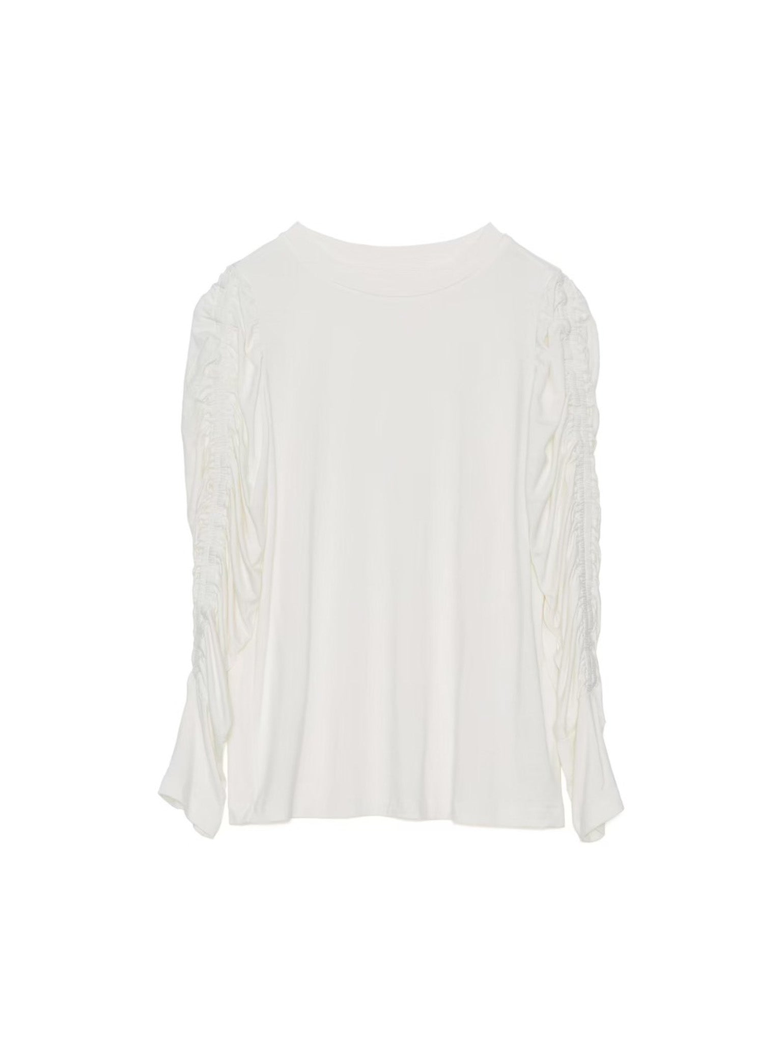 Gather Sleeve Tops [603343] off(01)